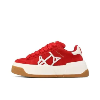 Naked Wolfe Sound Low Top Skateboard Shoes Women's Red