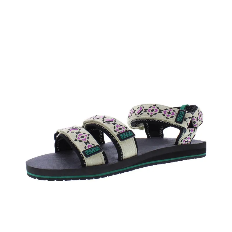 FILA DRIFTER Strap Sandals Men's Beige Purple-0