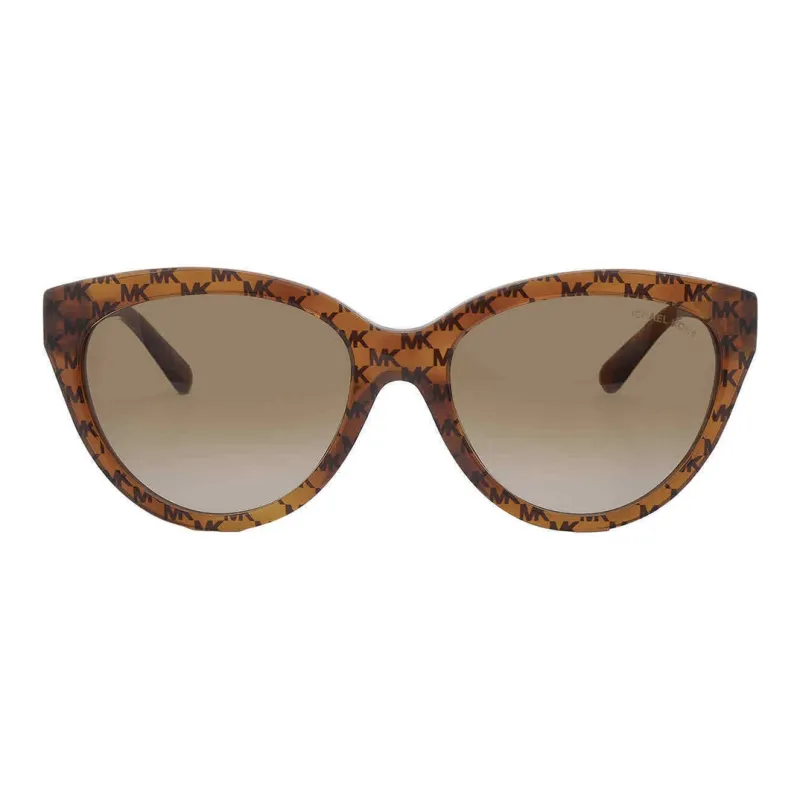 MICHAEL KORS Acetate Cat Eye Sunglasses Women's Brown-1