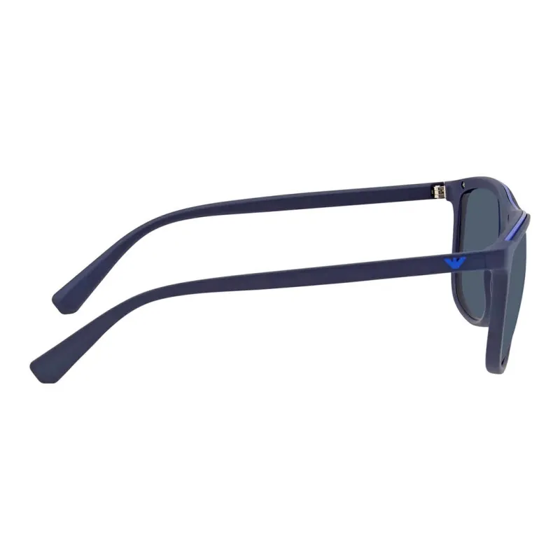 EMPORIO ARMANI Glue Irregular Shape Sunglasses Men's Blue-2