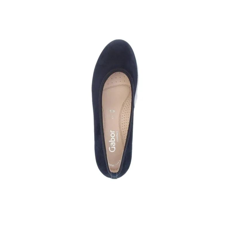 Gabor Casual Single Shoes Women's Blue Brown-2