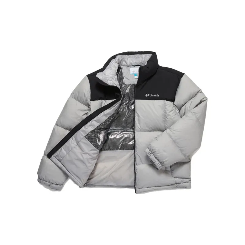 Columbia Down Jacket Unisex Light Gray-2