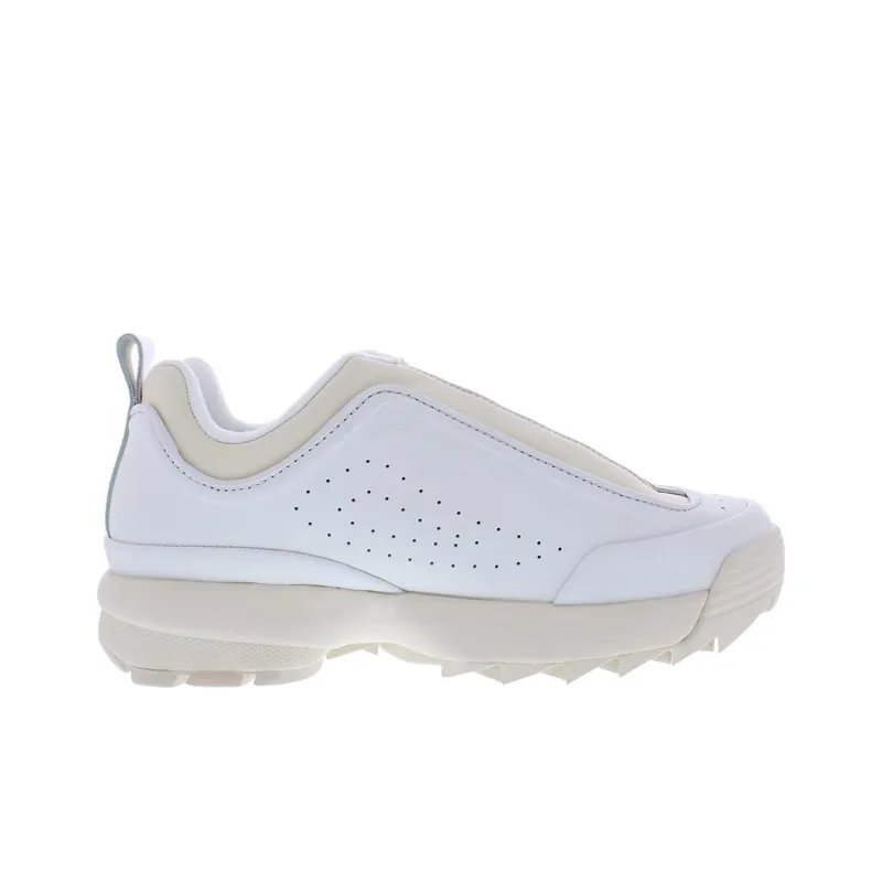 FILA Disruptor Cushioning Support Low Top Running Shoes Women's White-1