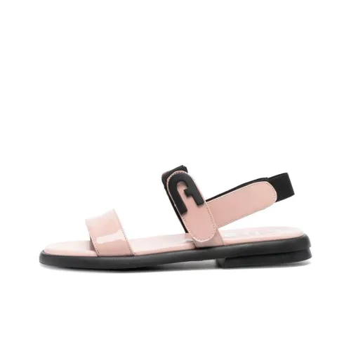 Furla Logo-plaque Patent-leather Sandals