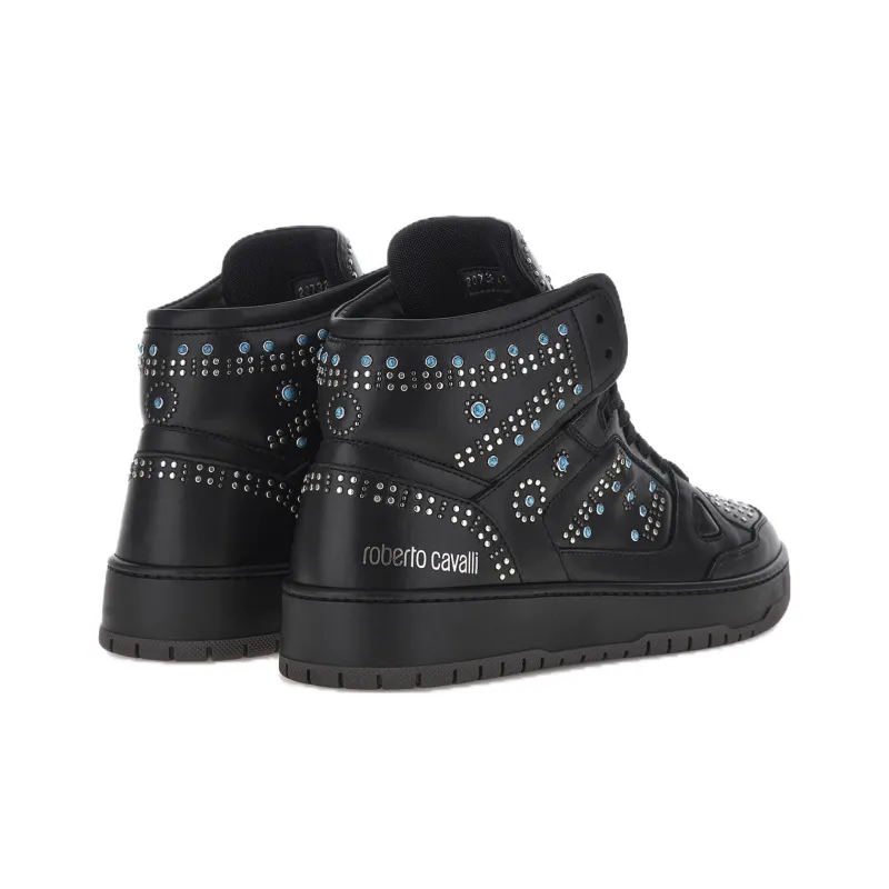 Roberto Cavalli Skateboard Shoes Men's Black-3