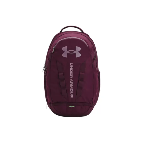 Under Armour Backpacks Deep Chestnut With Green Screen And Dusty Purple Accents