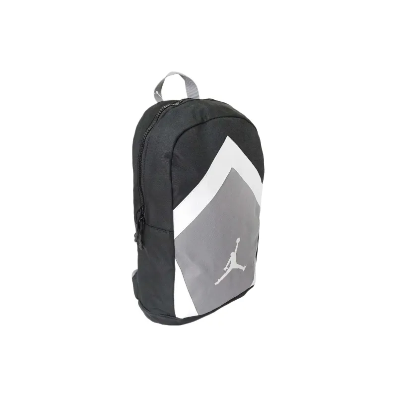 Jordan Polyester Backpack Unisex Black/Gray/White-2