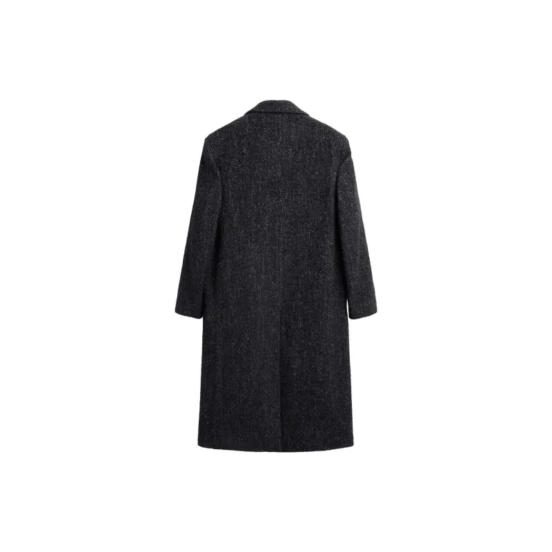 ZARA Coats Men Coal Gray-1