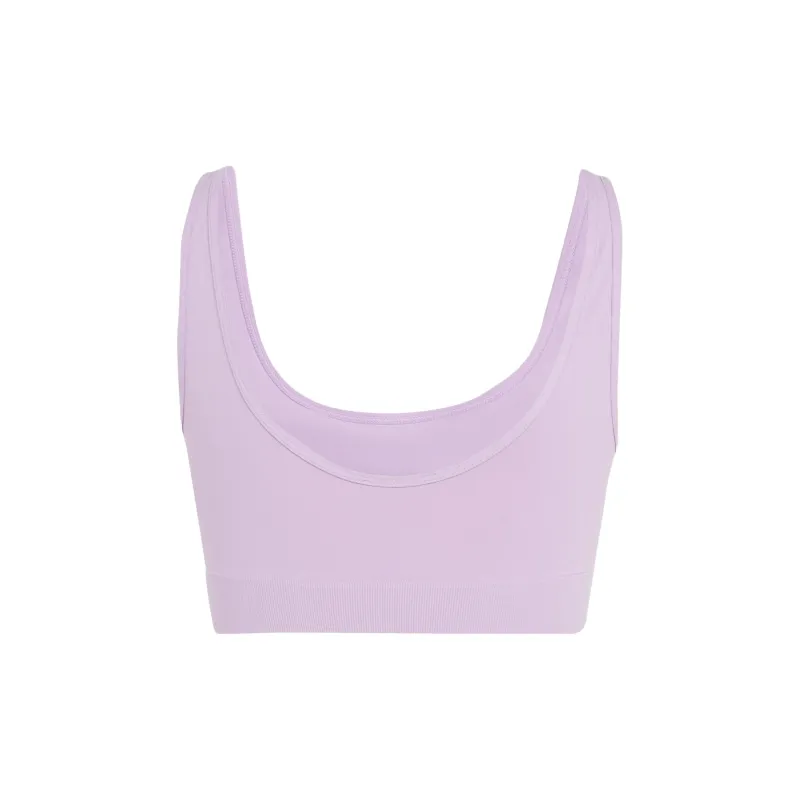 Adidas ACTIVE SEAMLESS MICRO-STRETCH SCOOP LOUNGE BRA Bra Women's Lilac-1