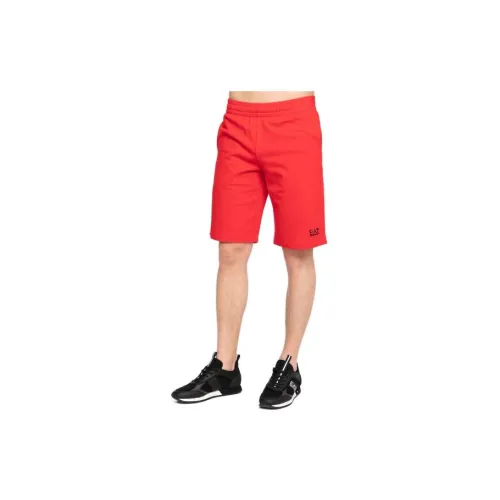 EMPORIO ARMANI EA7 Casual Shorts Men Red