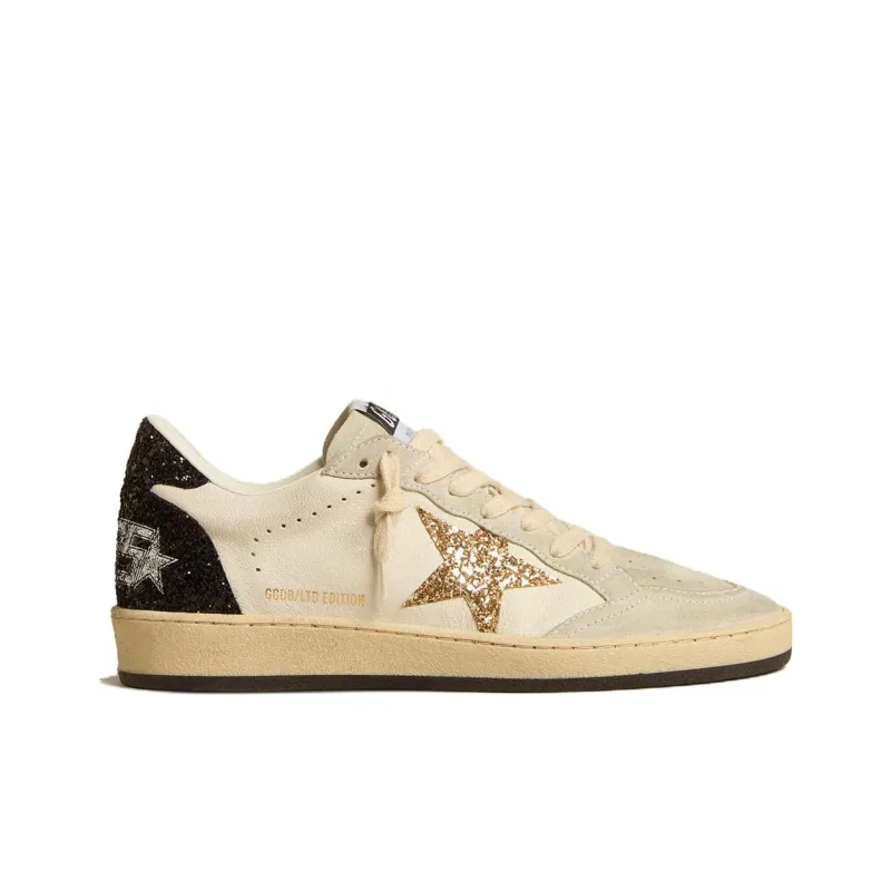 Golden Goose Ball Star Low Top Skateboard Shoes Women's Beige-1