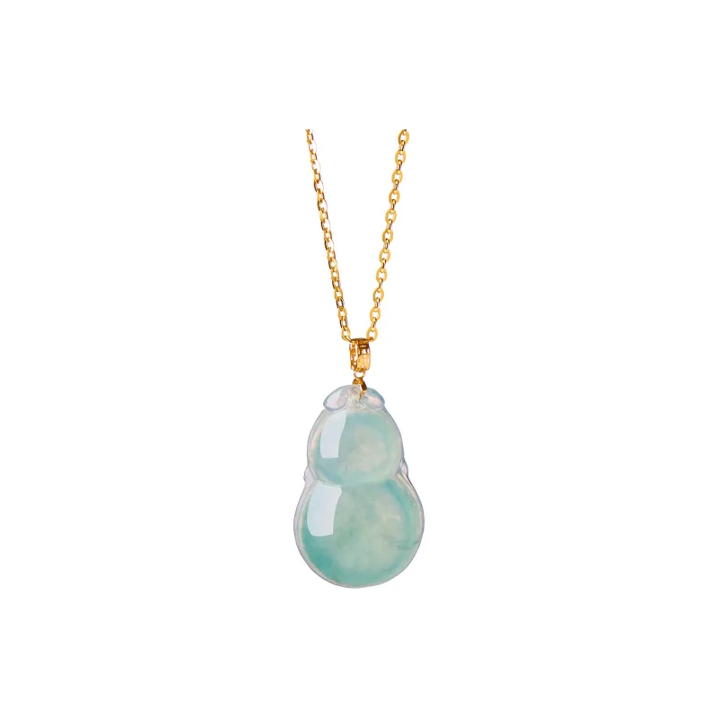Linguanying Glutinous Jade Jadeite Pendants Women's-0