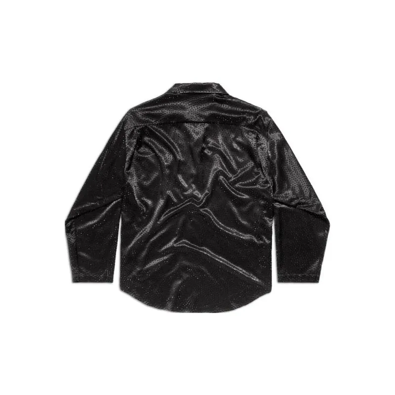 Balenciaga Rhinestone Embellished Shirt-1