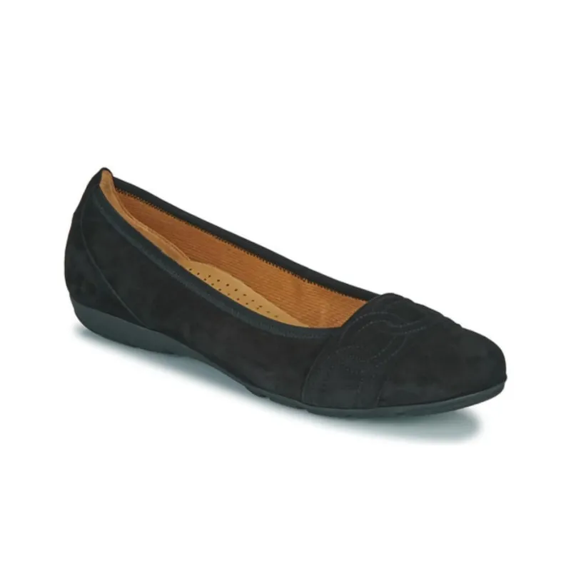 Gabor Casual Single Shoes 1cm Women's Black-2