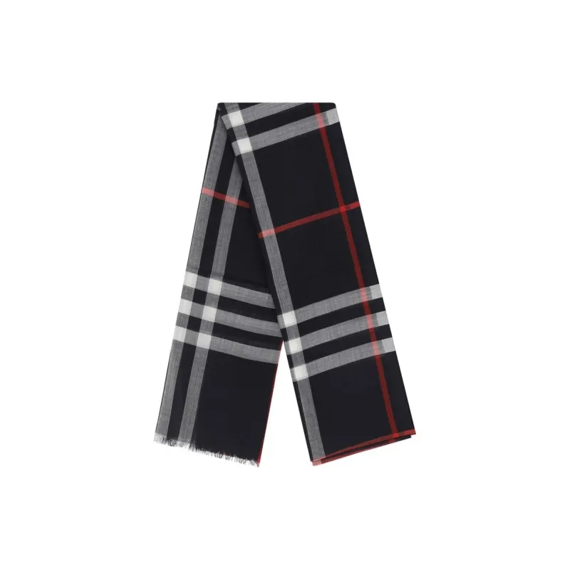 Burberry Lightweight Checked Scarf-0