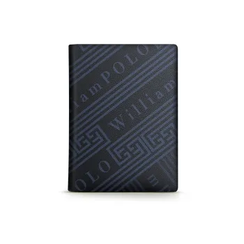 WilliamPOLO Napa Head Cowhide Card Holder Driving License Holder Money Clip Unisex