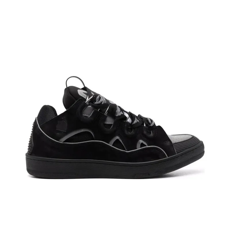 Lanvin Curb Sneaker Black Grey-1
