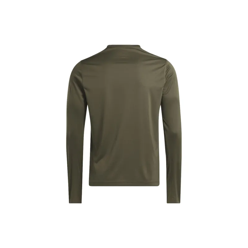 Reebok Training Long Sleeve Tech T-Shirt Men's Army Green-1