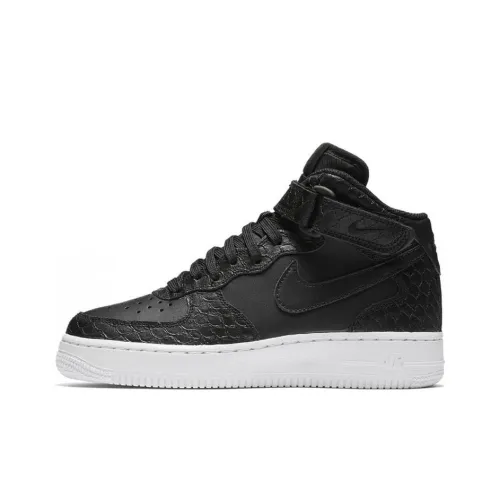 Nike Air Force 1 Mid Black Snake GS