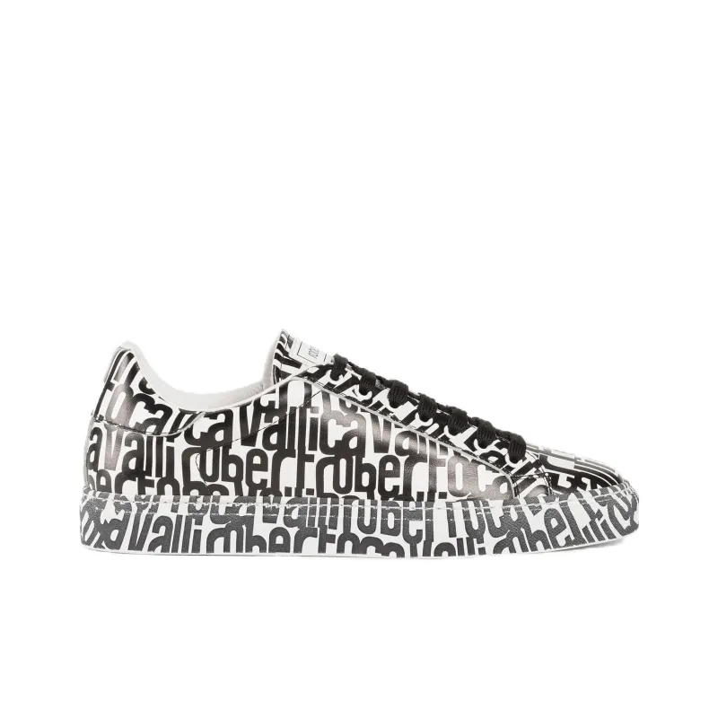 Roberto Cavalli Skateboard Shoes Men's Black-1