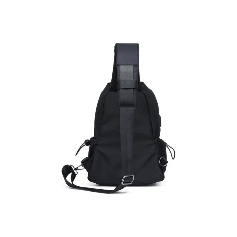 Playboy Fabric Sling Bag Medium Size Unisex Black-3