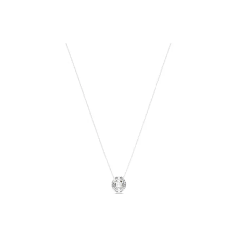 Swarovski Mesmera Crystal Rhodium plated Zirconia Necklaces Women's Silver-0