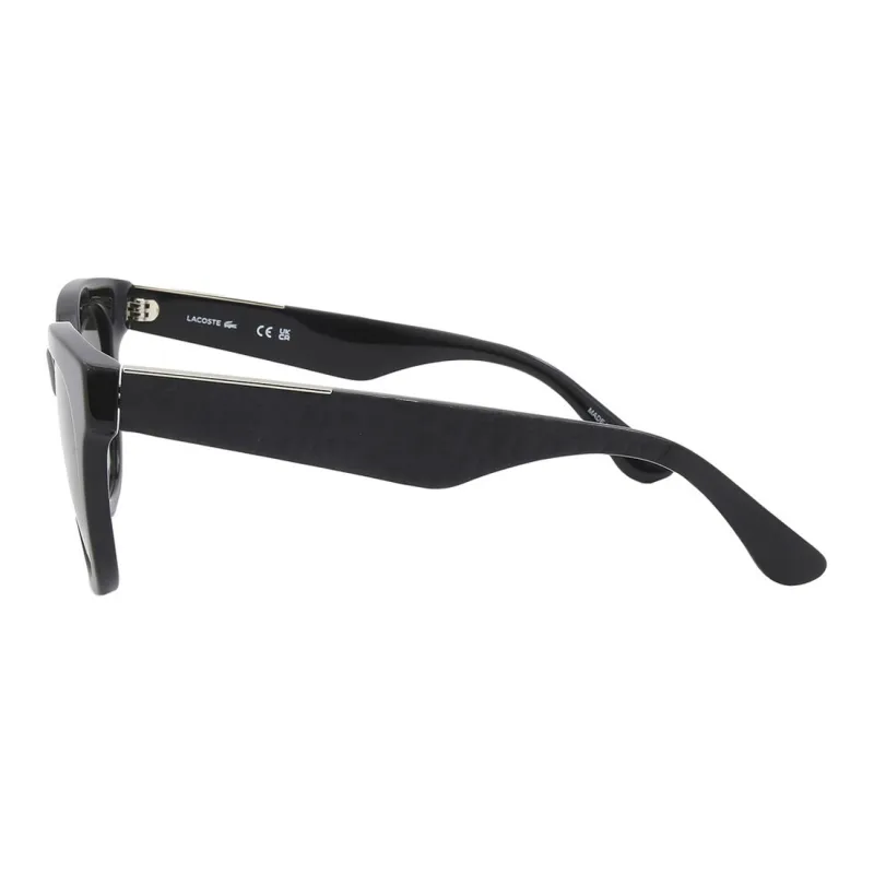 LACOSTE Plastic Oval Sunglasses Women's Black-2