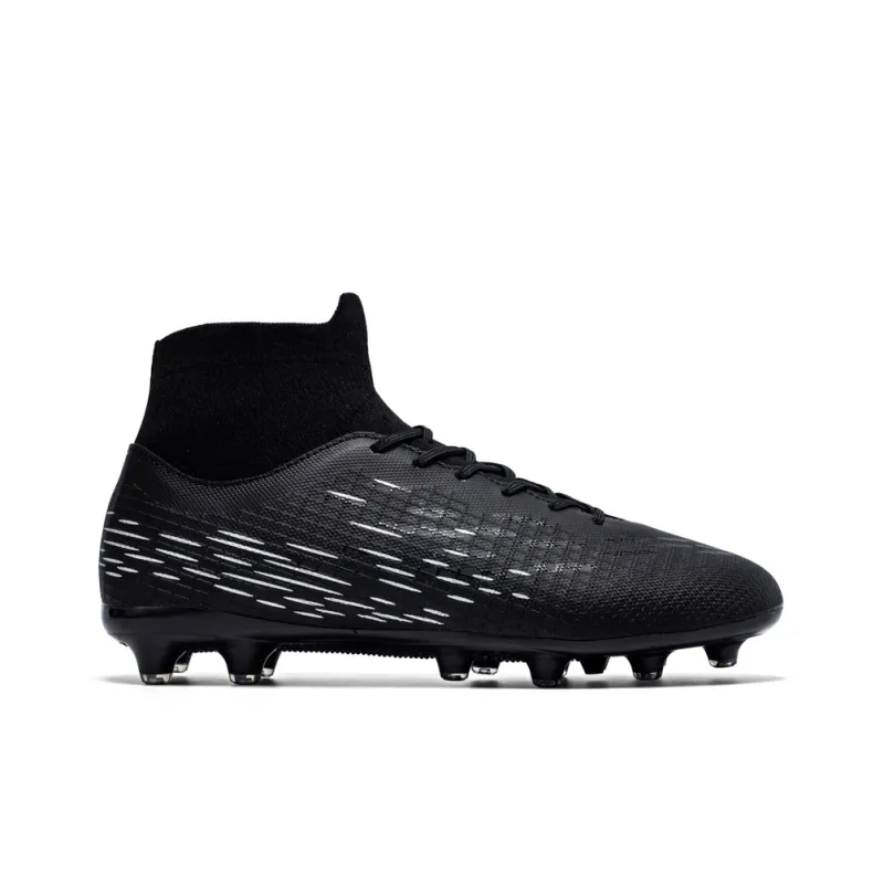 ATAY Soccer Shoes Unisex High Top Black-7