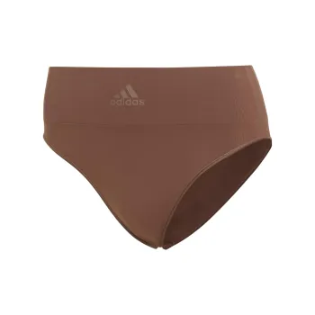 Adidas ACTIVE SEAMLESS MICRO STRETCH HIGH LEG BRIEF UNDERWEAR Underpants Women's 1 Pack Coffee