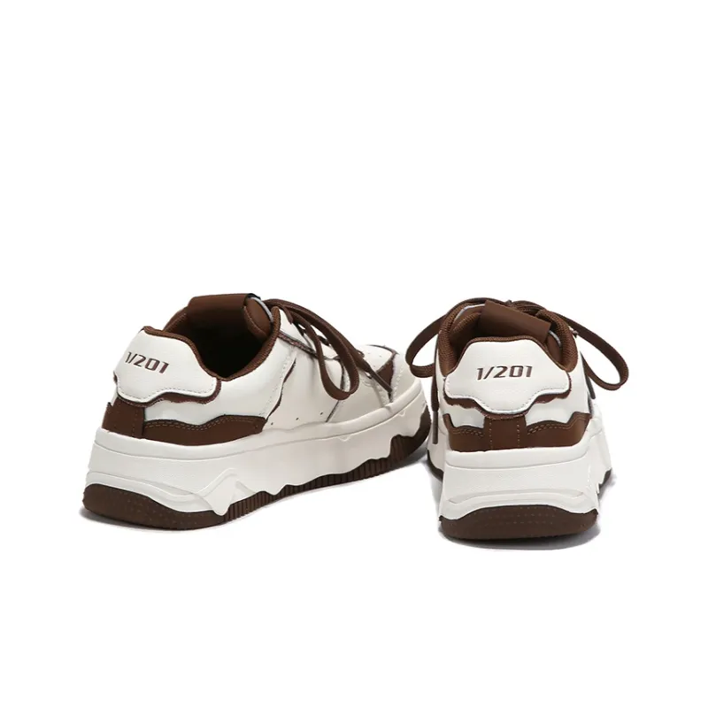 BELLALILY Wear resistant And Lightweight Low Top Skateboard Shoes Women's-4
