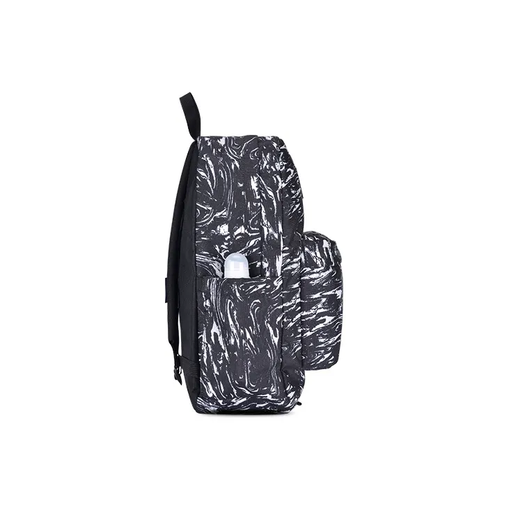 JanSport Fabric Backpack Unisex Black/White-2