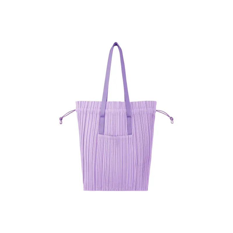 ISSEY MIYAKE Polyester Tote Bag, Shopping Bag, Handbag Women's Light Purple-2