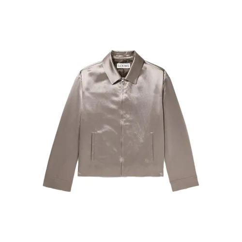 LOEWE Jackets Coats Men's Light Brown