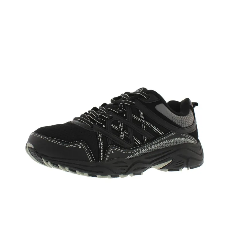 FILA Cushioning, Wear Resistant Low Top Casual Shoes Men's Black Gray-0