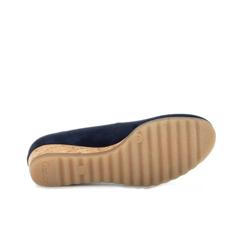 Gabor Casual Single Shoes Women's Blue Brown-4