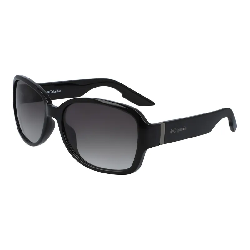 Columbia Plastic Square Sunglasses Women's Black-0