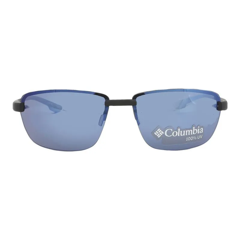 Columbia Metal Rectangular Sunglasses Men's Black-2