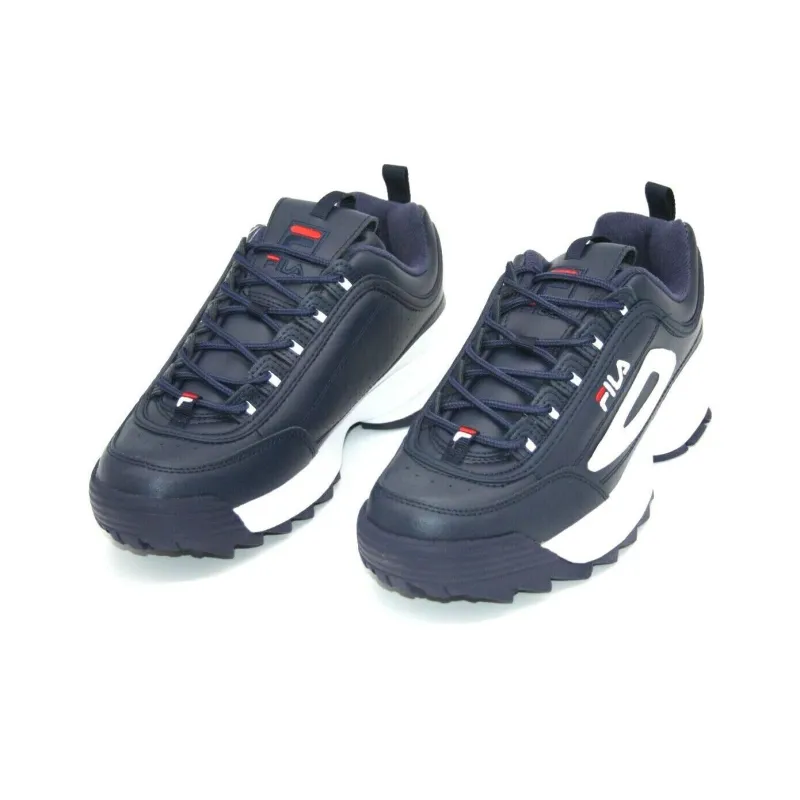 FILA Disruptor 2 Navy White Red-4