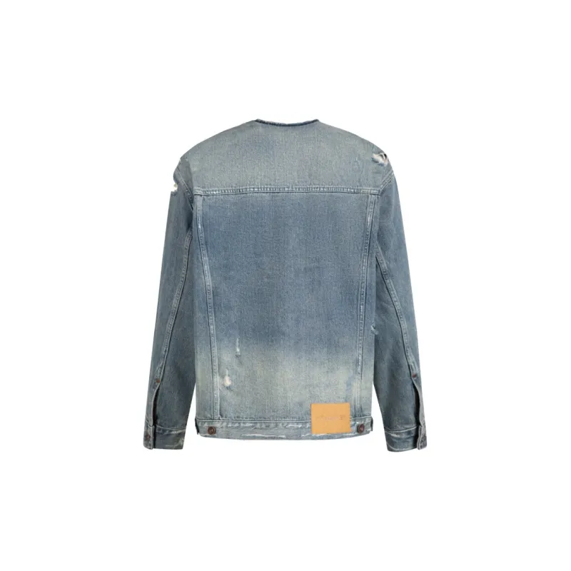 Chester Charles Denim Jacket Men's Blue-1