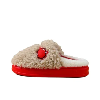 YUSHIPOLUO Wrap toe Slippers Unisex Pink
