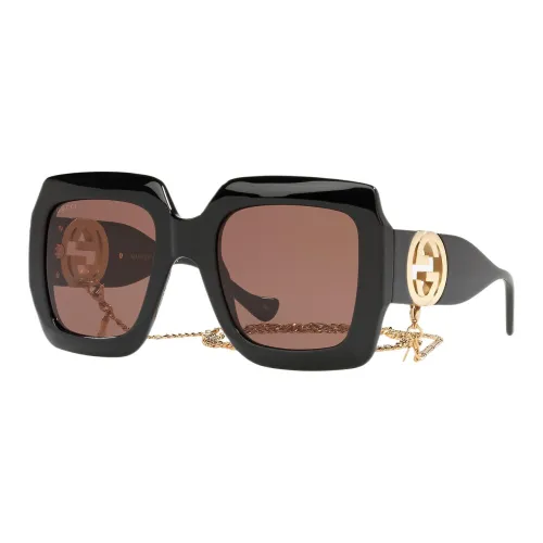 GUCCI Eyewear Interlocking G Square-frame Sunglasses