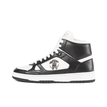Roberto Cavalli Logo-plaque Leather Sneakers