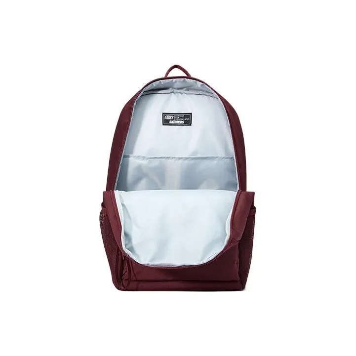 Skechers Fabric Backpack Unisex Burgundy-3