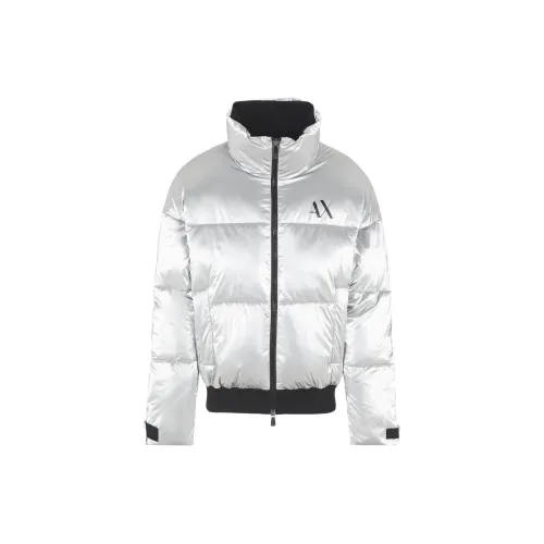 ARMANI EXCHANGE Down Jackets Men Silver