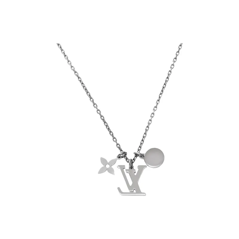 LOUIS VUITTON Brass Necklaces Unisex-4