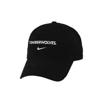 Nike Polyester Corduroy Baseball Caps Unisex Black
