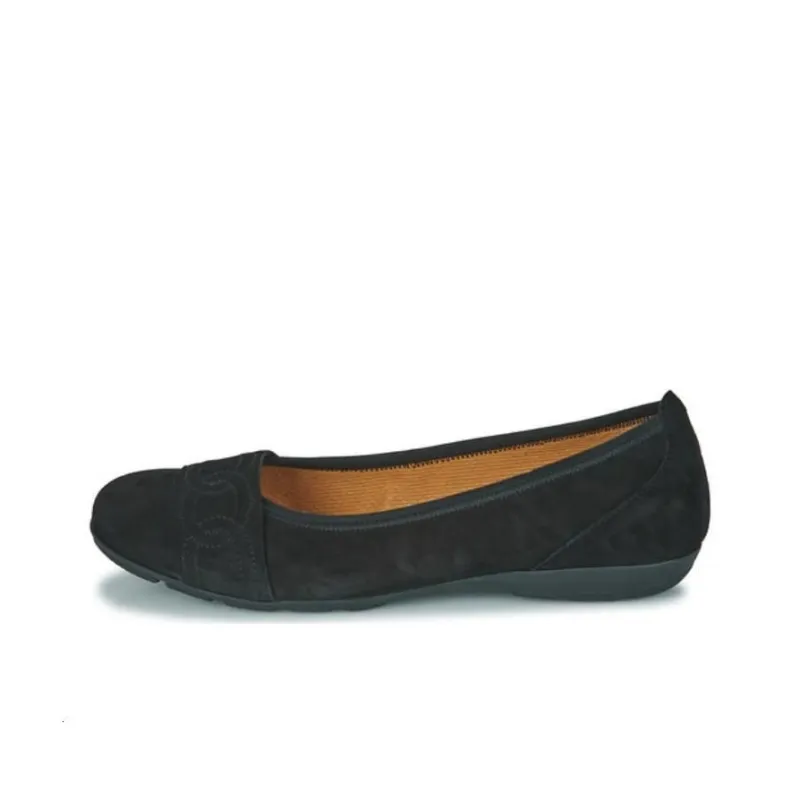 Gabor Casual Single Shoes 1cm Women's Black-0