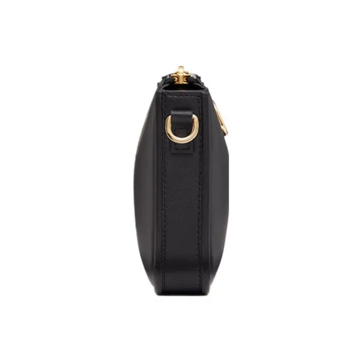 Valentino Vlogo Calfskin Crossbody Bag, Shoulder Bag Women's Black-3