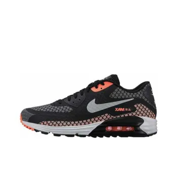 Nike Air Max Lunar 90 Black Silver Hot Lava
