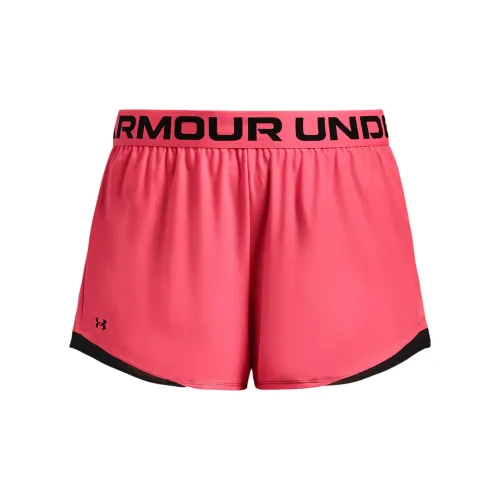 Under Armour Play Up Casual Shorts Women's Rose Red